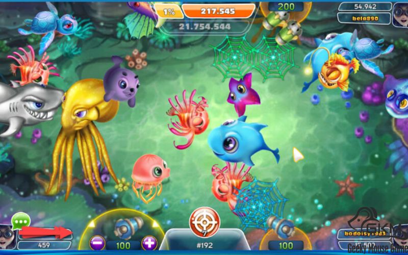 Game bắn cá có giao diện sang trọng